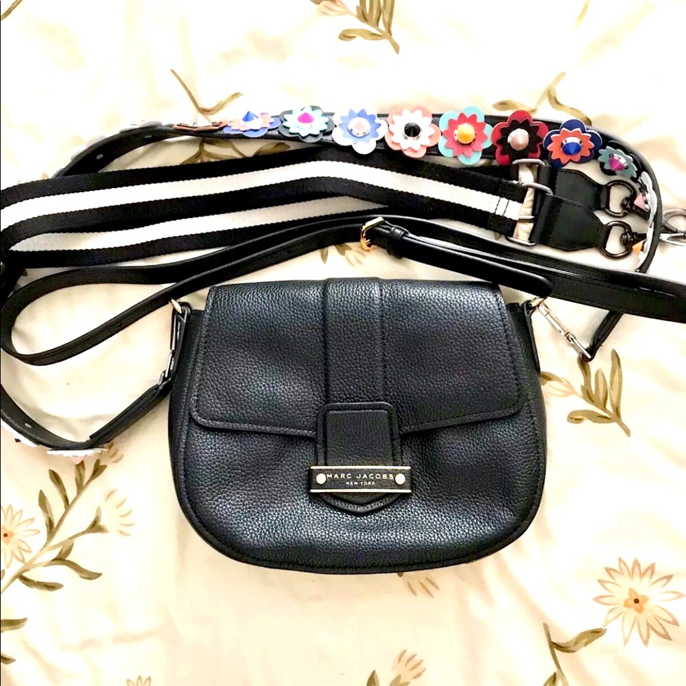 Marc Jacobs Traveler Mini Messenger Leather Bag